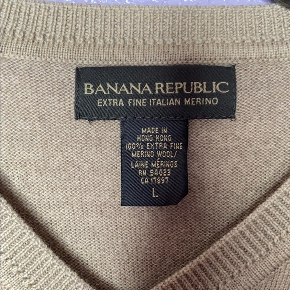 Banana republic extra fine Italian Marino sweater